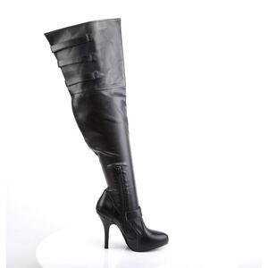 Funtasma Black  5" Heel, Thigh High Boot Diva Boots Women's 8M High Heels